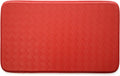 Anti-Fatigue Kitchen Faux Leather Non-Skid Cushioned Comfort Mat, 18" x 30", Red F96680
