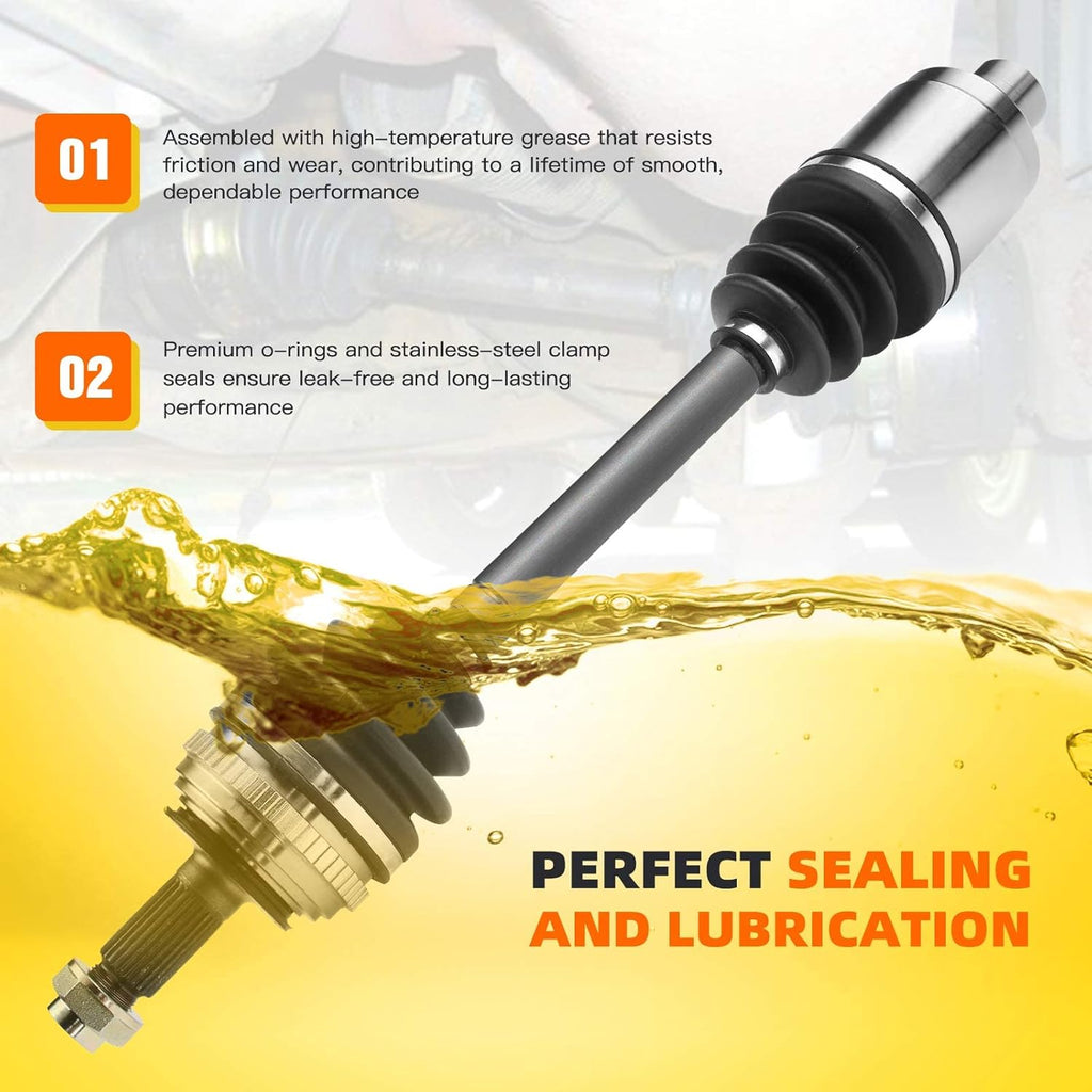 Front CV Axle Drive Shaft Assembly Pack of 2 H706751