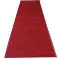 Dark Red Aisle Runner 2x10 ft W198