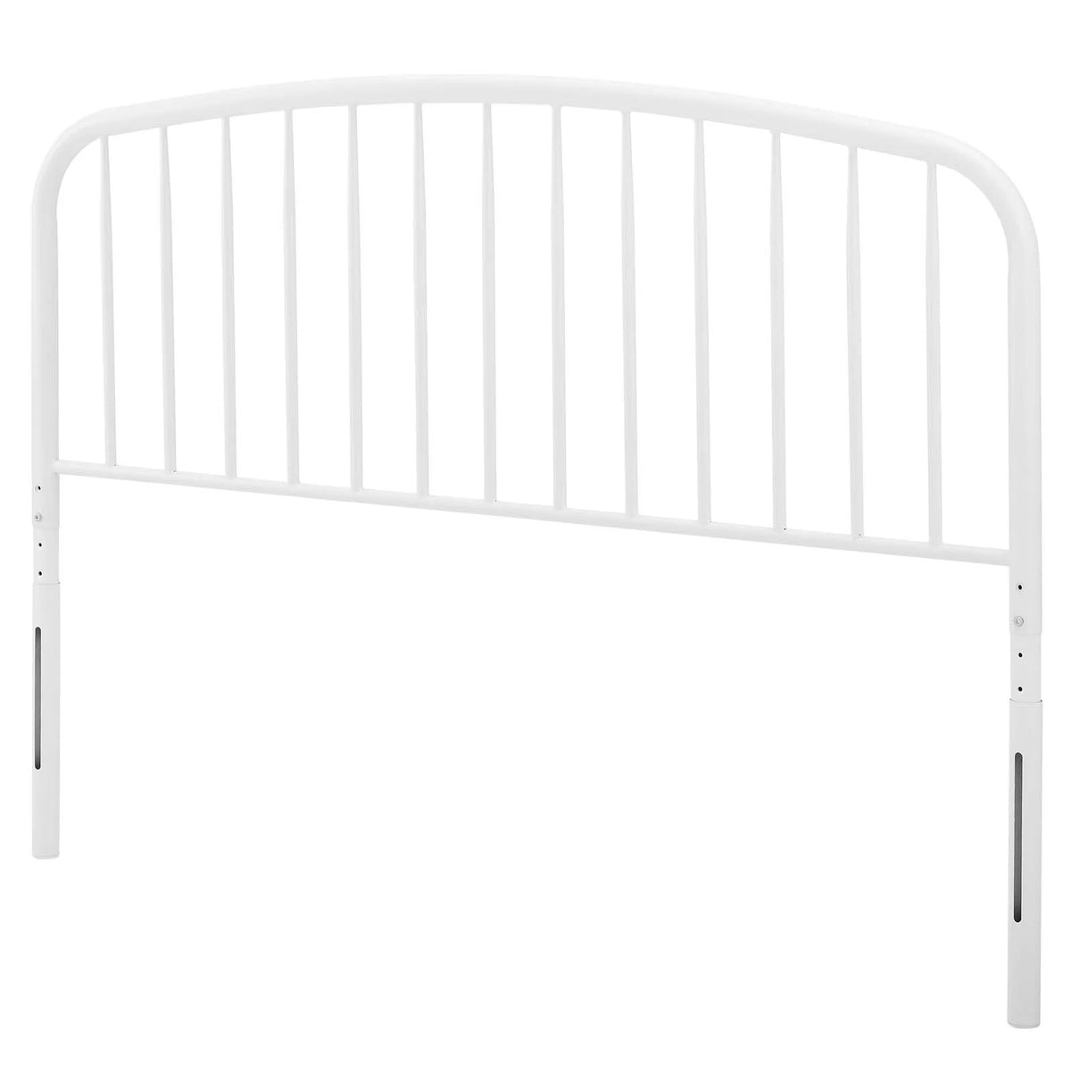 White Queen Size Metal Headboard E91788