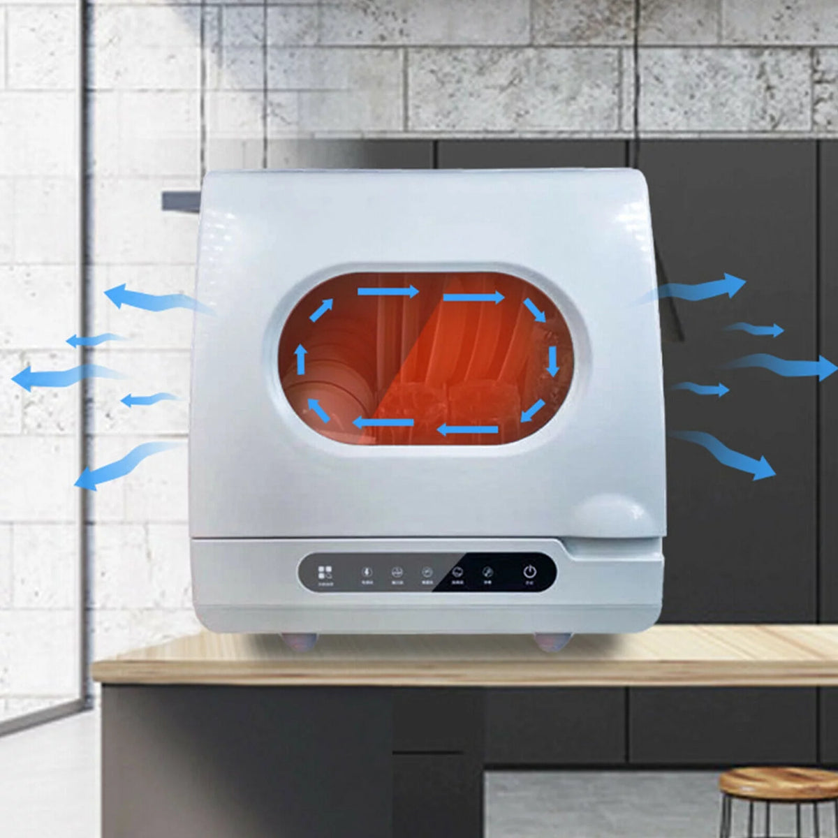 Portable Countertop Dishwasher F92571