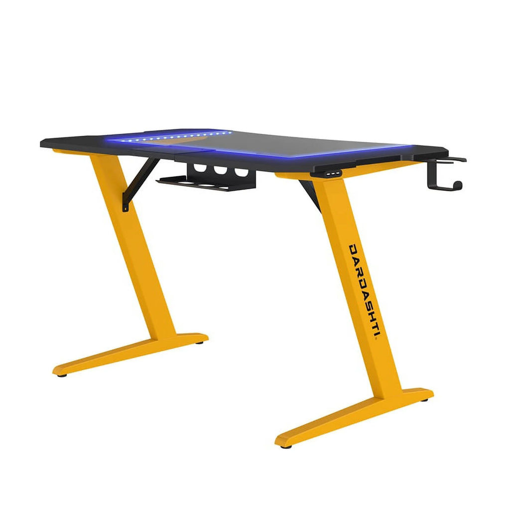 29.72" Gaming Desk with LED Lights F54363