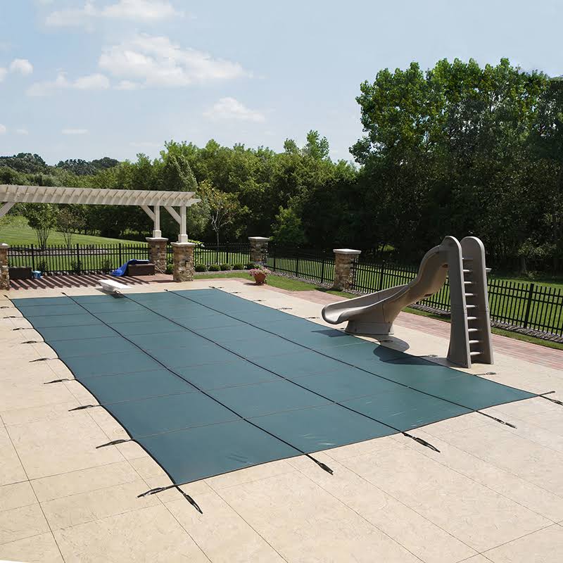 Blue 20-Year Ultra Light Solid Safety Cover for 18-ft x 36-ft Rect Pool H871158