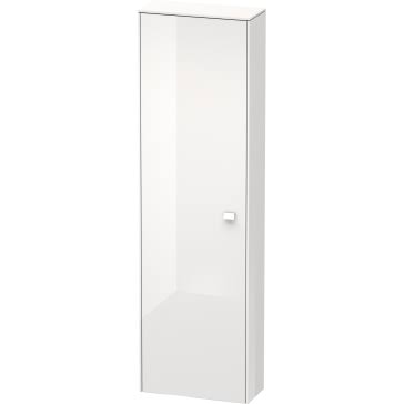White High Gloss Tall Cabinet T3812