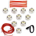 Illuminated Arcade Buttons 10-button Kit O265272