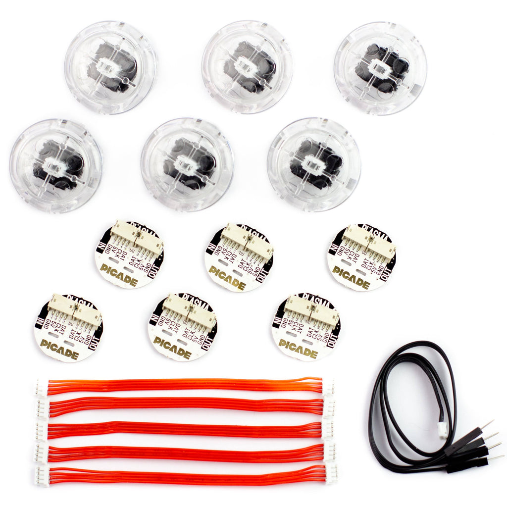 Illuminated Arcade Buttons 10-button Kit O265272