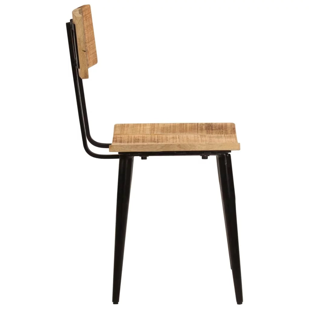 2 pcs Solid Wood Mango Dining Chairs Z833