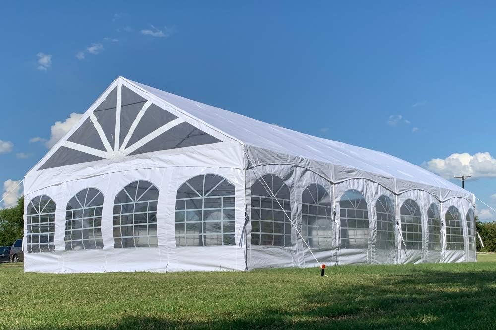40'x20' PE Marquee Tent Gazebo Shelter with Storage Bags V329006
