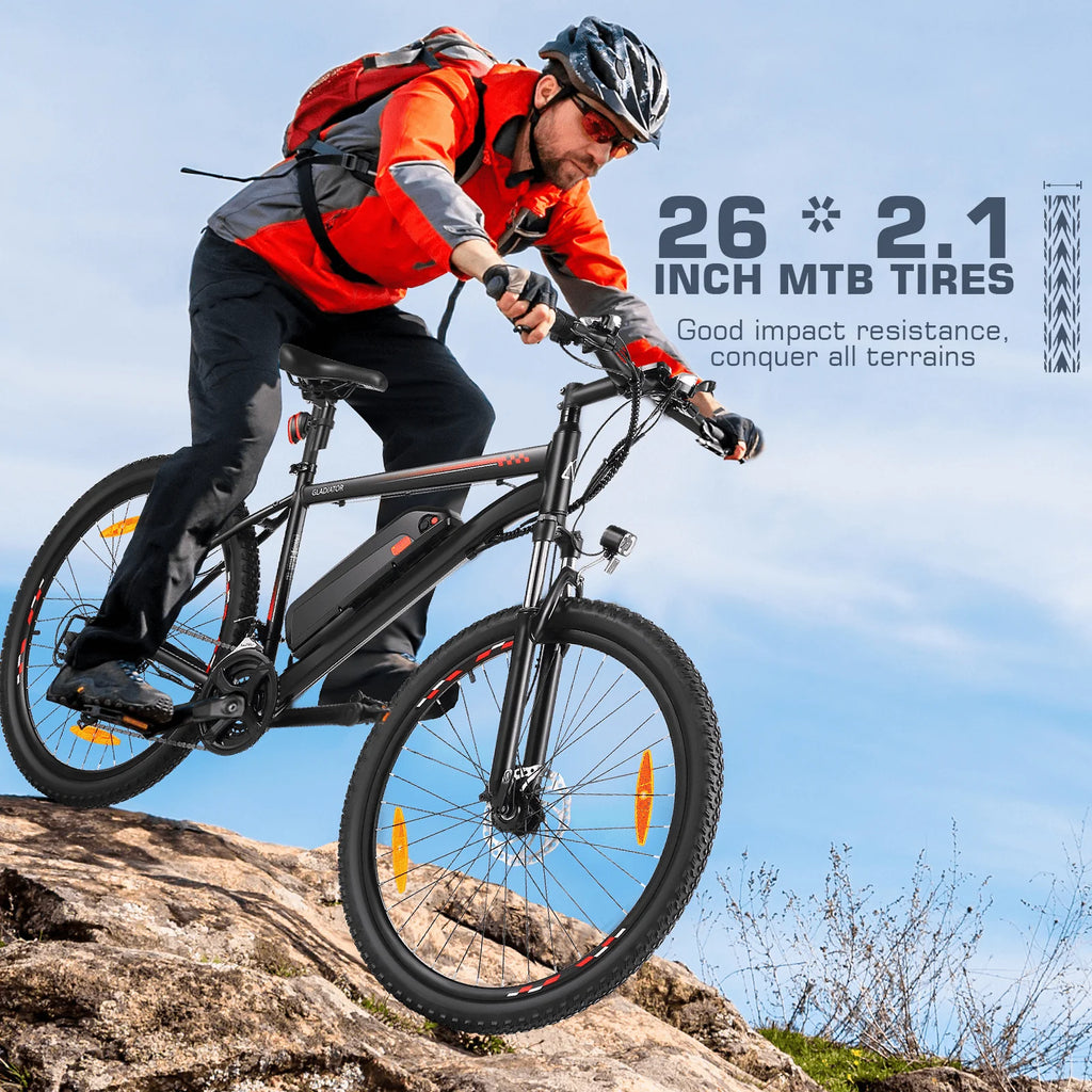 Electric Bike 26 500W 48V 10.4Ah 19.8MPH T823