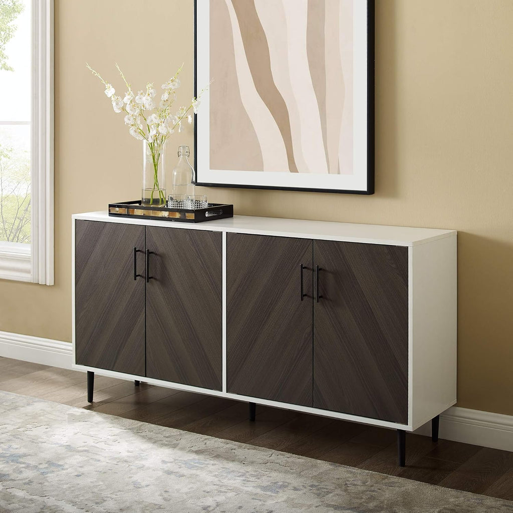 Black 58 Inch Console for TVs up to 65 Inches D638352