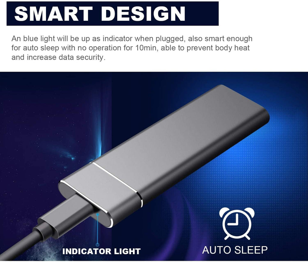 Black 2TB Portable External SSD K4127