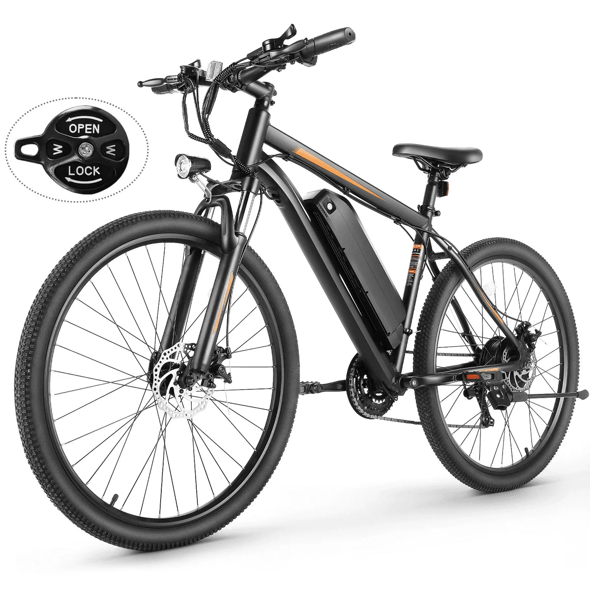 Electric Bike 26 500W 48V 10.4Ah 19.8MPH T823