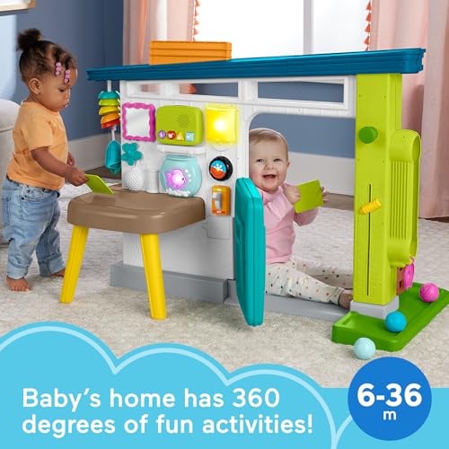 Baby Learning Toy Playhouse with 9 Pretend Play Accessories E6218
