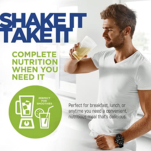 Mens Vanilla Meal Replacement Shake, 15 Servings, Gluten Free E49678