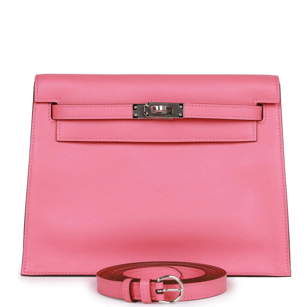 Rose Azalee Palladium Hardware Handbag M1997