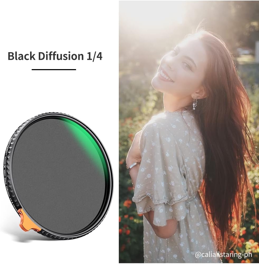 67mm Black Diffusion 1/4 Variable ND2-ND32 ND Filter 2-in-1 S4573