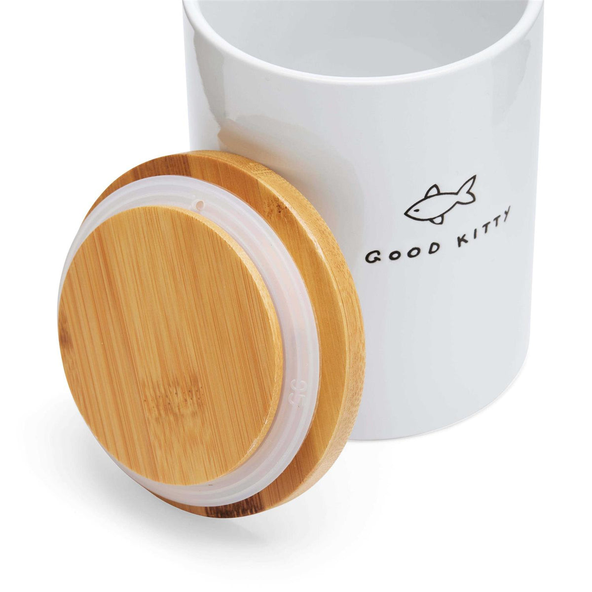 Ceramic Cat Treat Jar Q441811