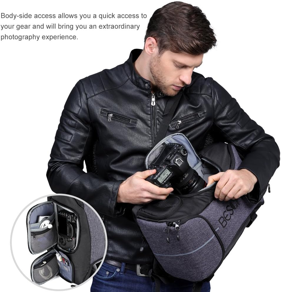 Waterproof Camera Backpack with Rain Cover O2187