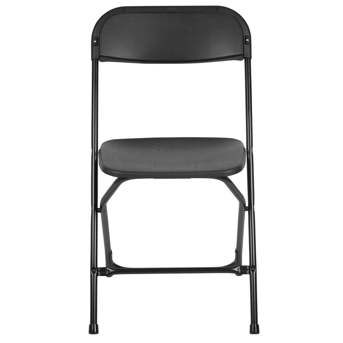 Black Plastic Folding Chair 6 Pack T35012