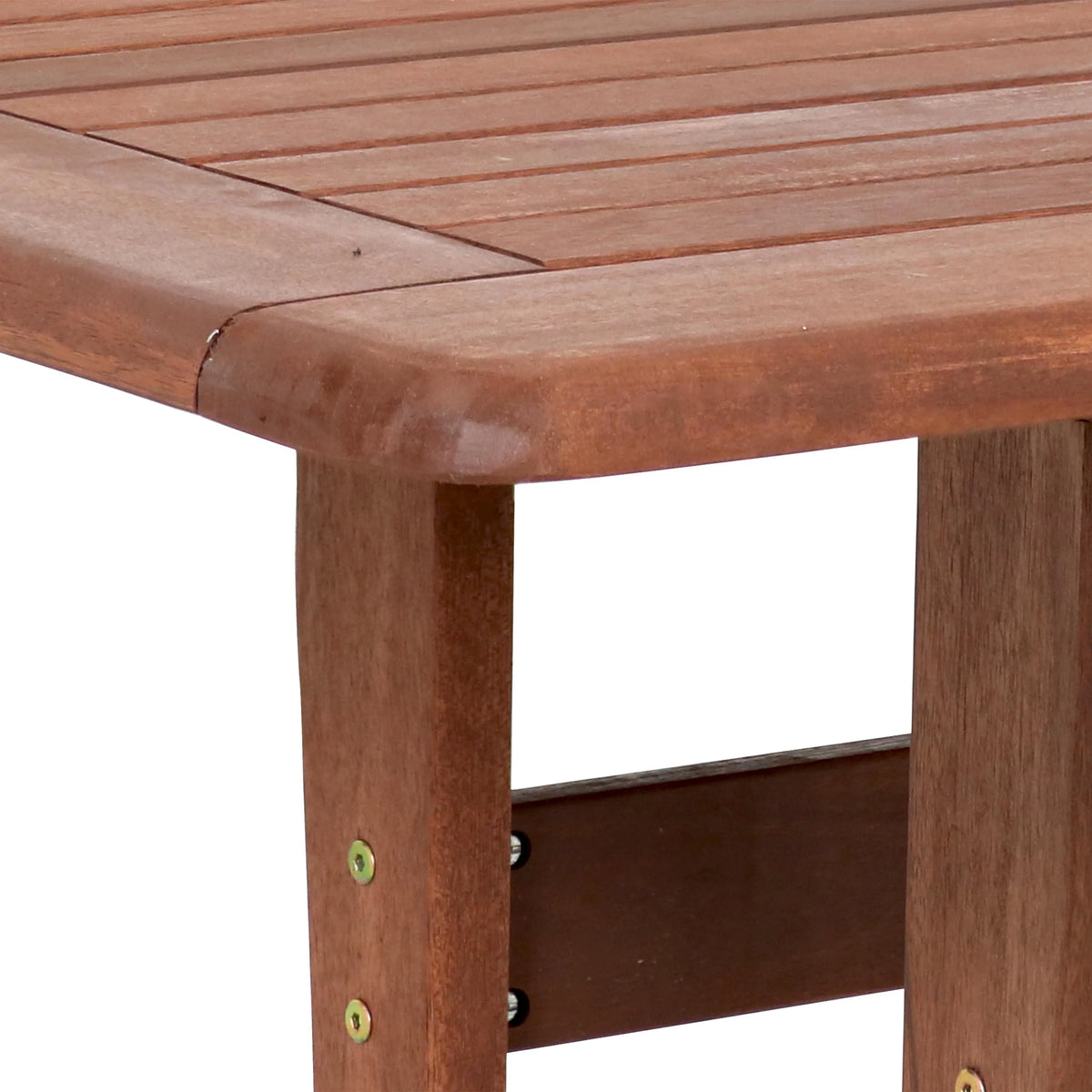 Brown Meranti Wood Rectangular Patio Dining Table A10857