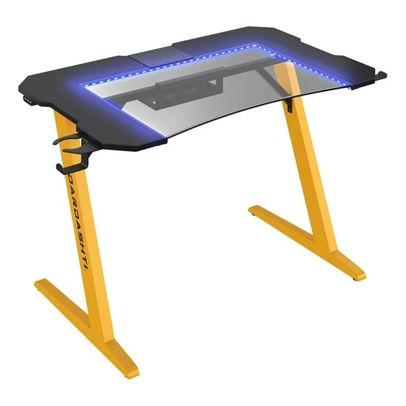 29.72" Gaming Desk with LED Lights F54363