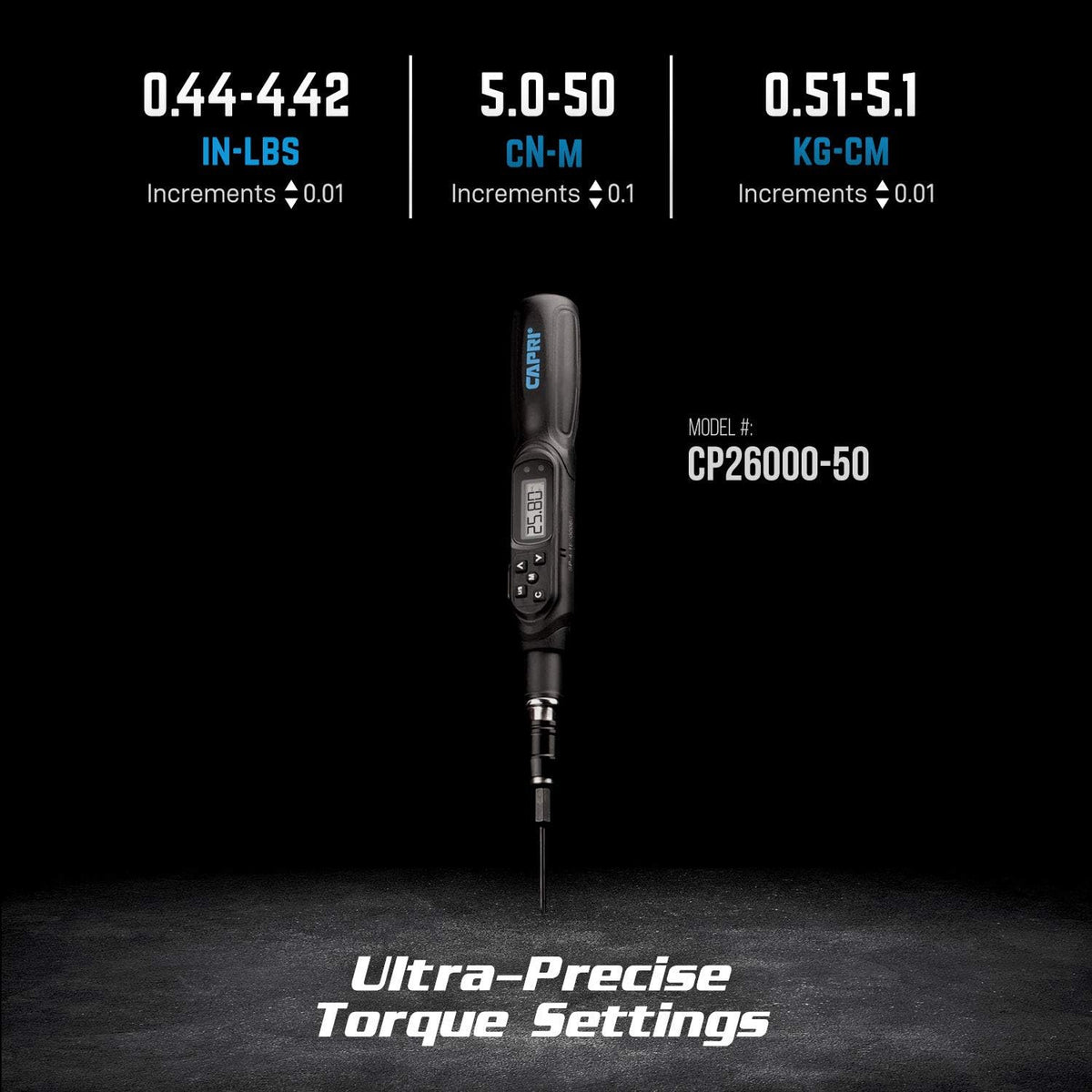Digital Torque Screwdriver, Dual Direction Y854255