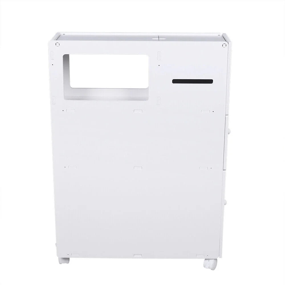 Slim Bathroom Storage Cabinet Floor Standing Organizer Shelves N920818