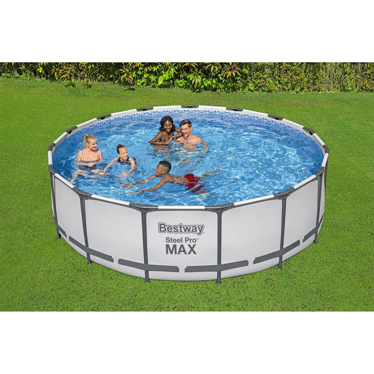 15' x 48 Round Above Ground Swimming Pool Set W499549