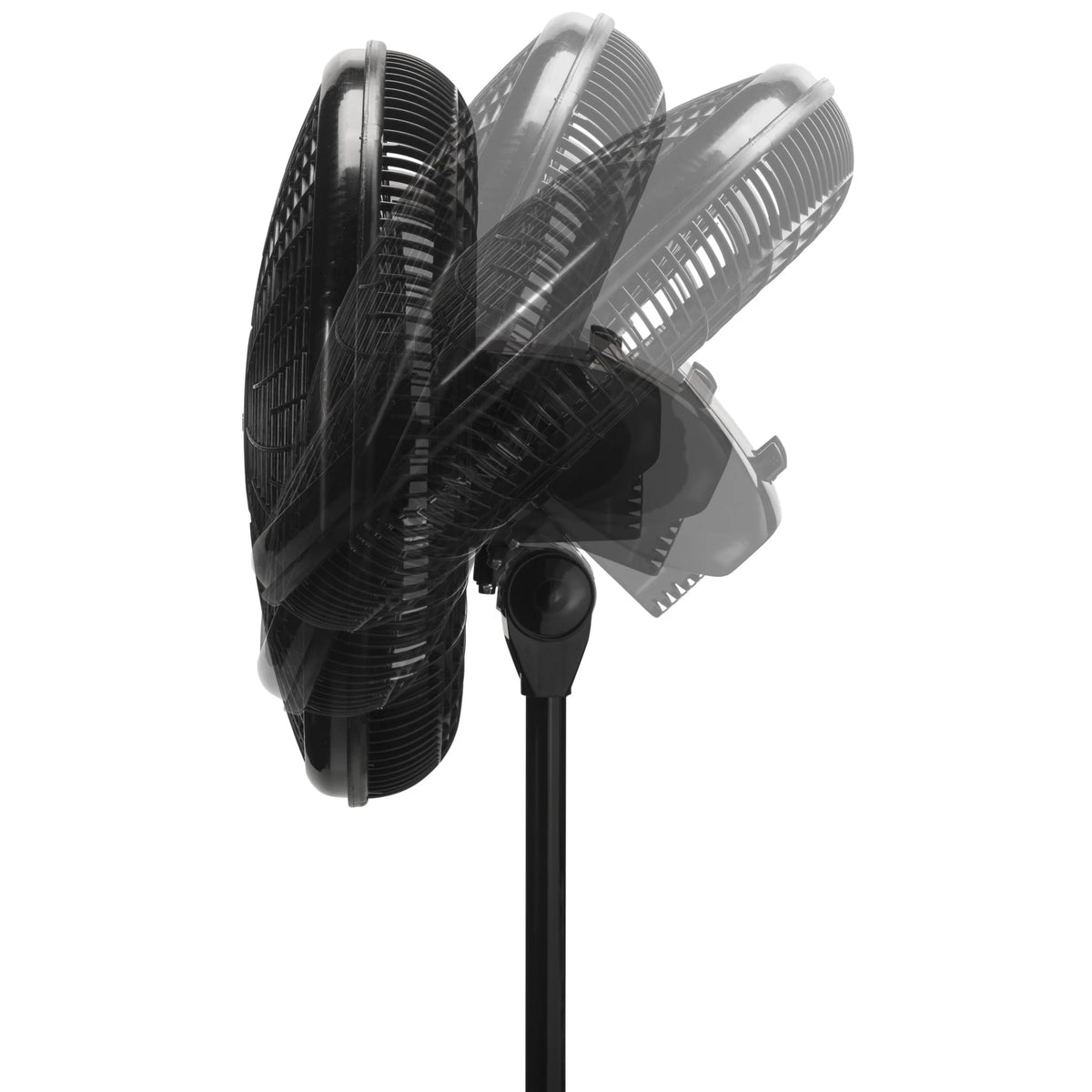 16 Pedestal Fan, Adjustable Height, 3 Speeds, Black H967