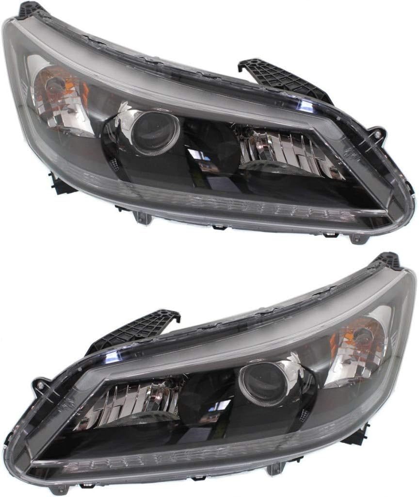 Halogen Headlight Assembly for Honda Accord 2013 Driver Side Sedan Q888839