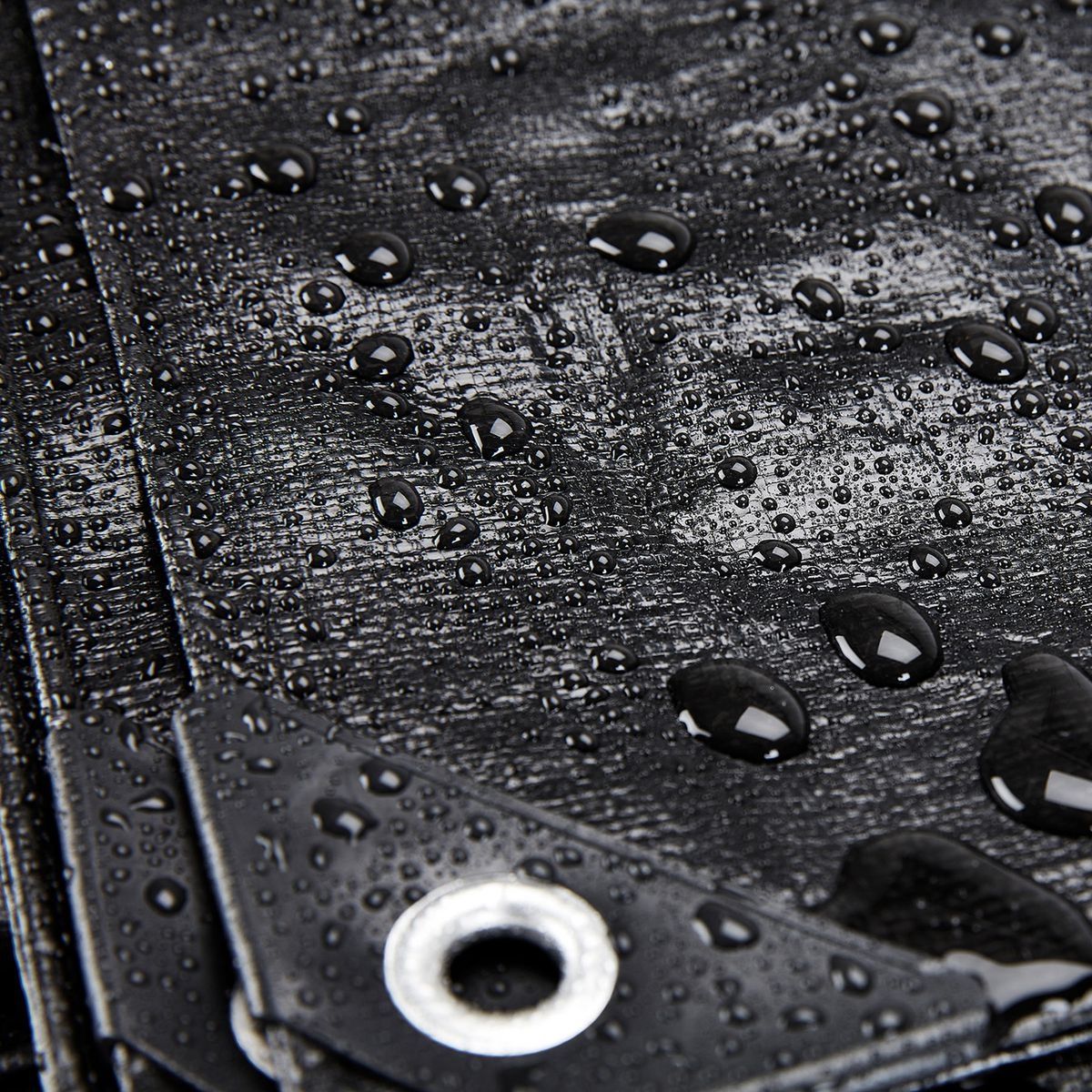 20 ft. x 30 ft. Silver and Black Weather-Resistant Tarp B93195