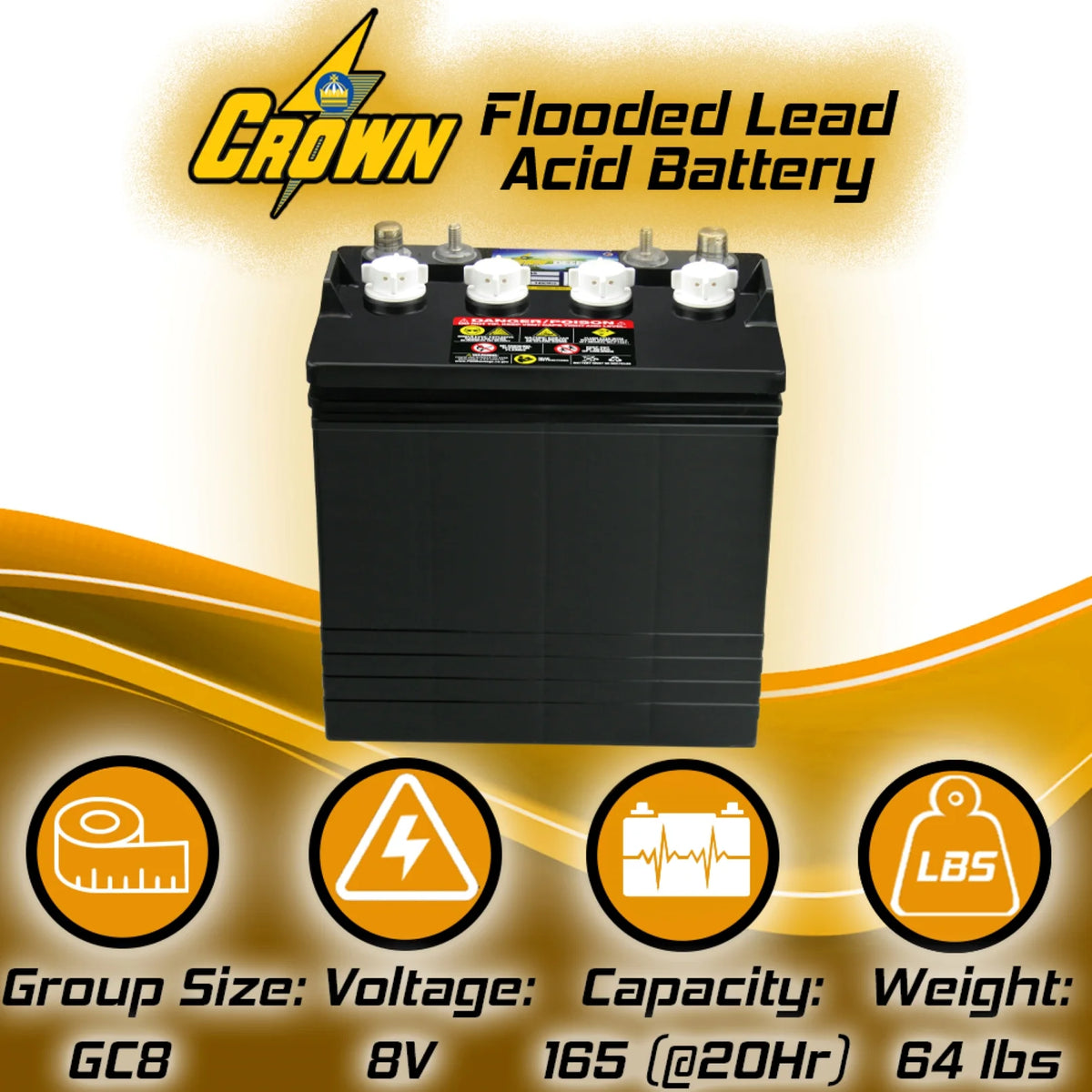 8V Deep-Cycle Flooded Battery Z54398