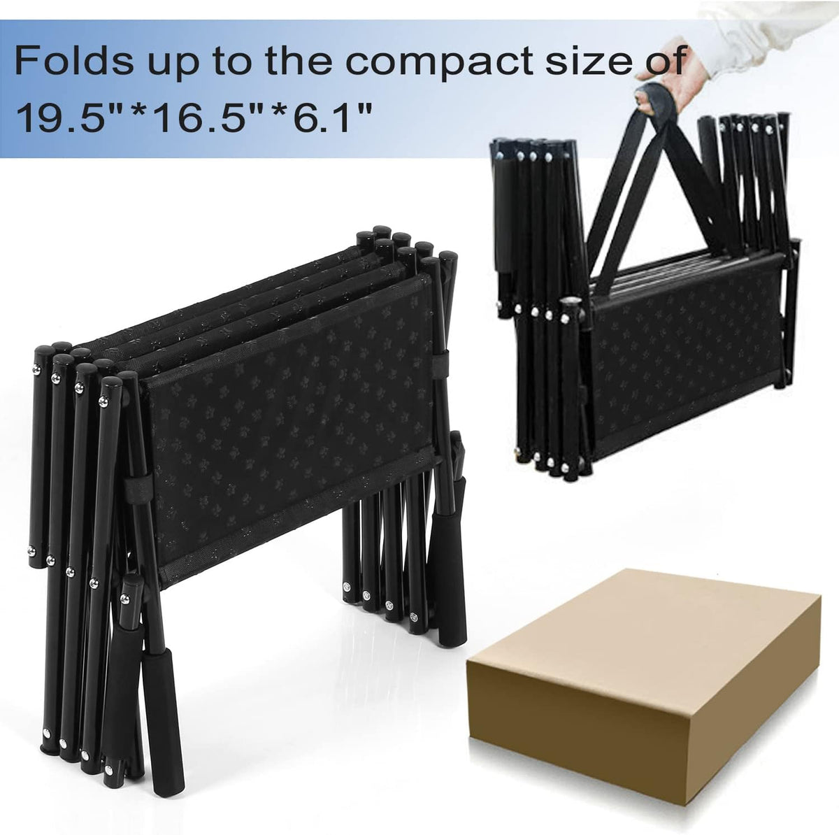 Portable Non-Slip Pet Stairs Pack of 2 R7359