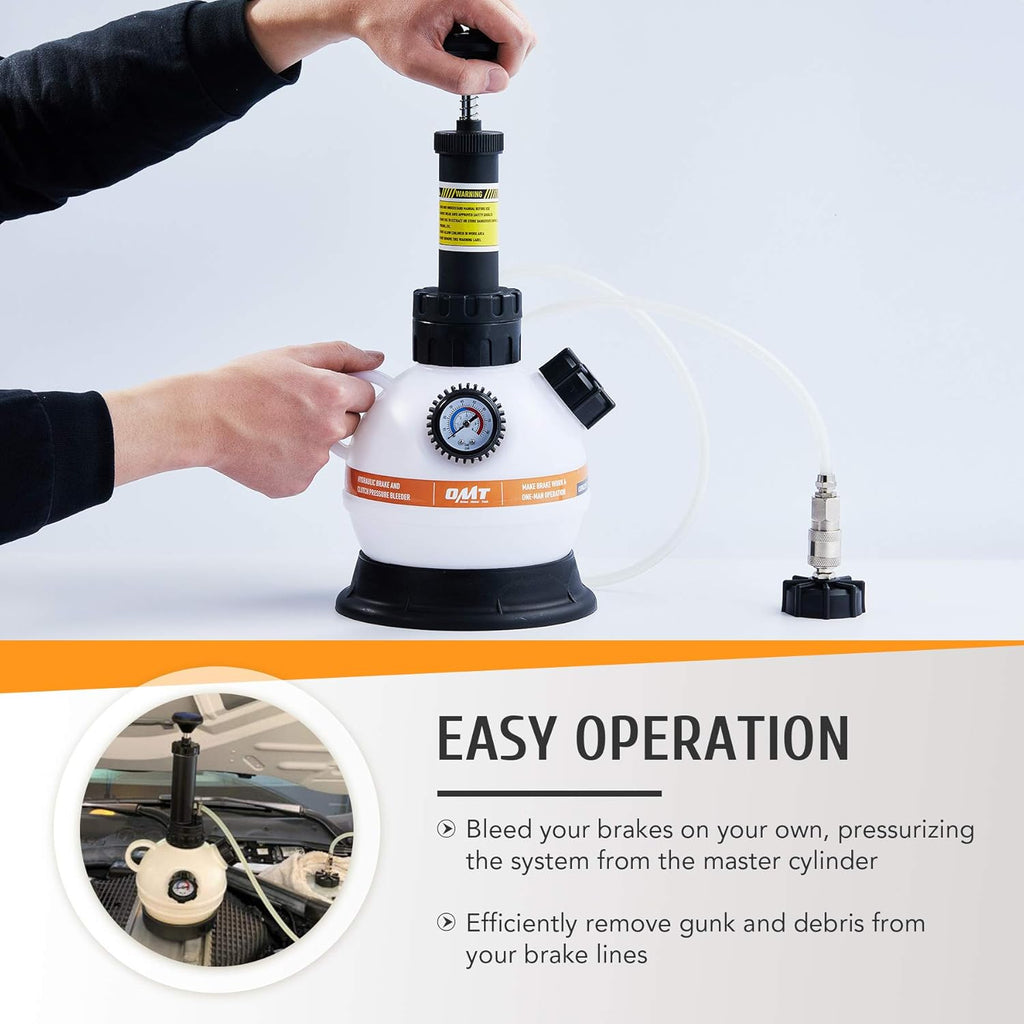 Brake Bleeder Kit with Hand Pump and Adapter K905772