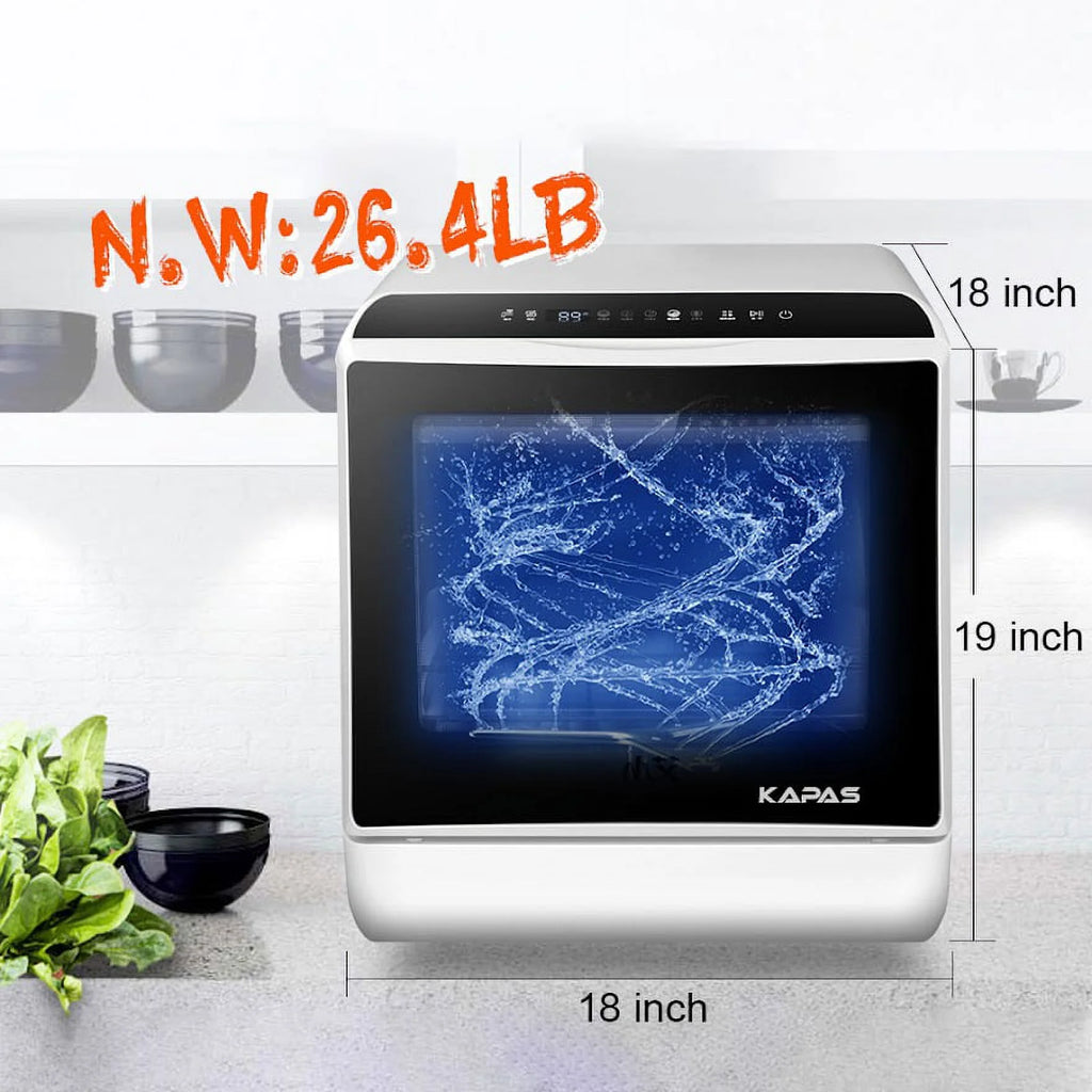 Portable Countertop Dishwasher with Cup and Faucet Adapter M293532