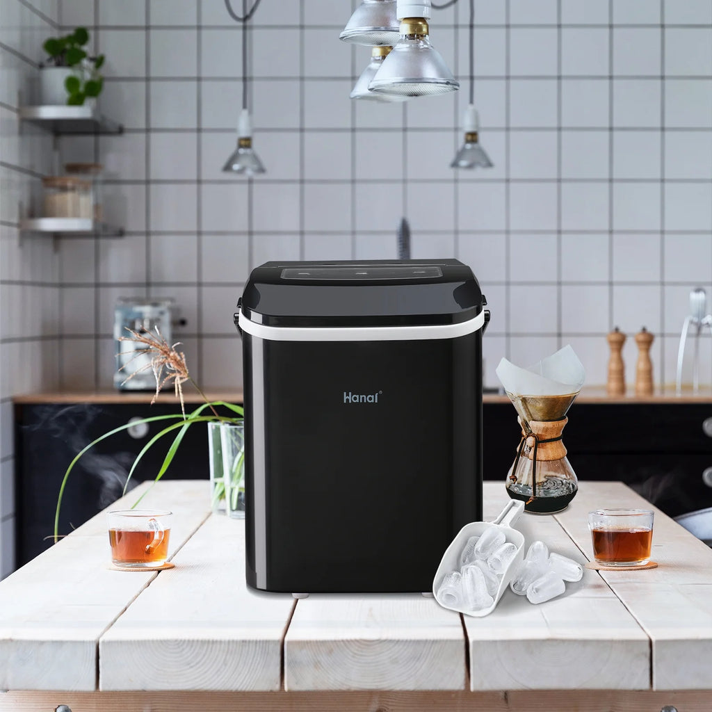 Countertop Ice Maker 26lbs/24H with Ice Scoop & Basket D727462