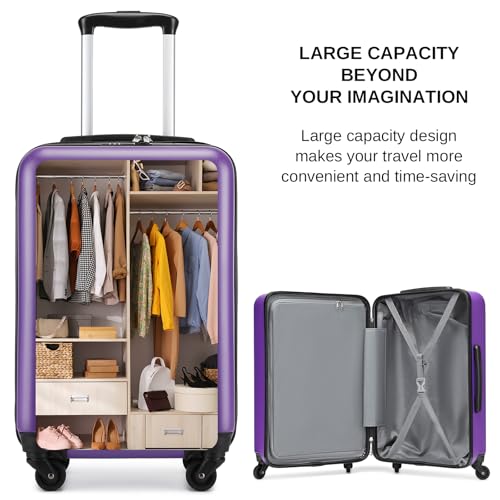 20 Inch Hardside Spinner Suitcase W2065