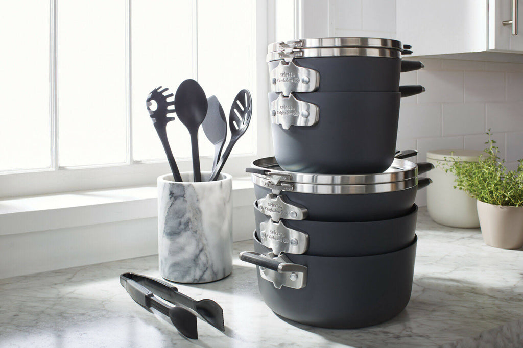 14 Piece Hard-Anodized Nonstick Cookware Set K879