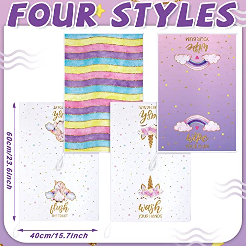 4 Pcs 24 x 16 Inches Absorbent Hand Towels S873526