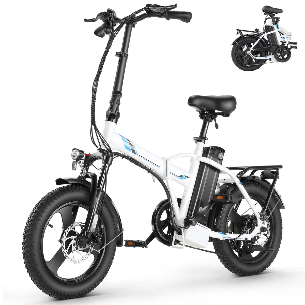 Fat Tire Folding Electric Bike with LCD Display W632