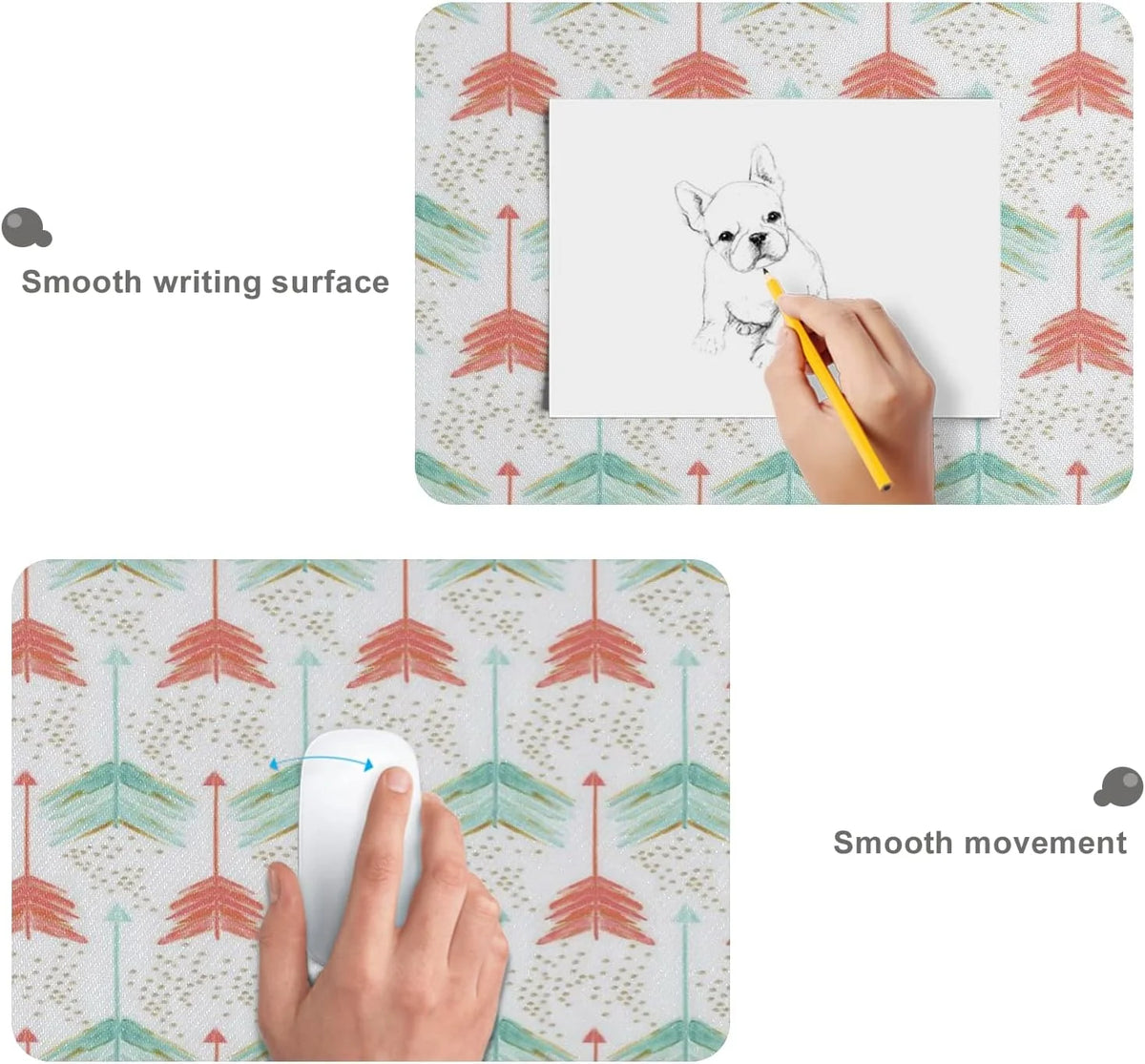 Extended Non-Slip Rubber Mouse Pad 35.4x15.7 Inch W8388