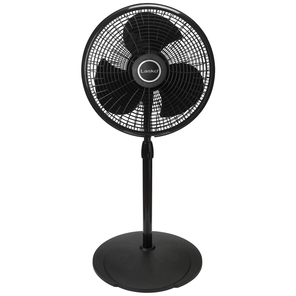 16 Pedestal Fan, Adjustable Height, 3 Speeds, Black H967