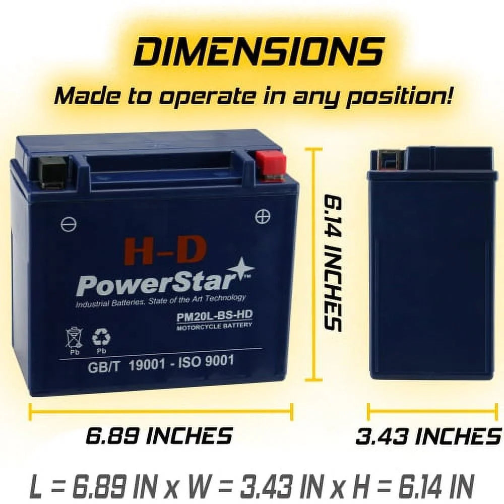 YTX20L-BS Battery E585004