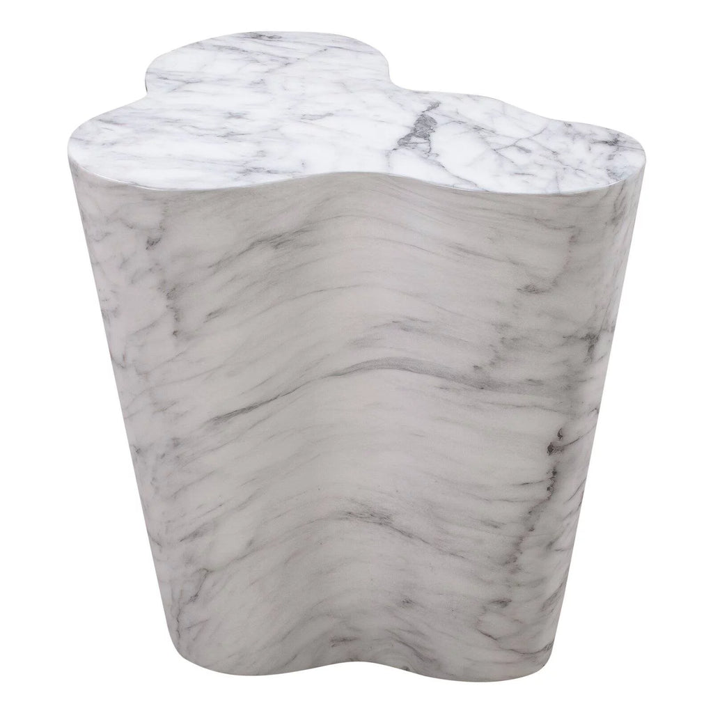 White Marble Side Table Q96221