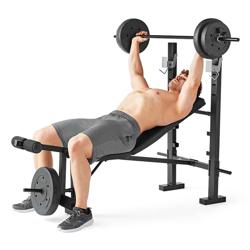 Bench & Rack Combo with Leg Press E3147