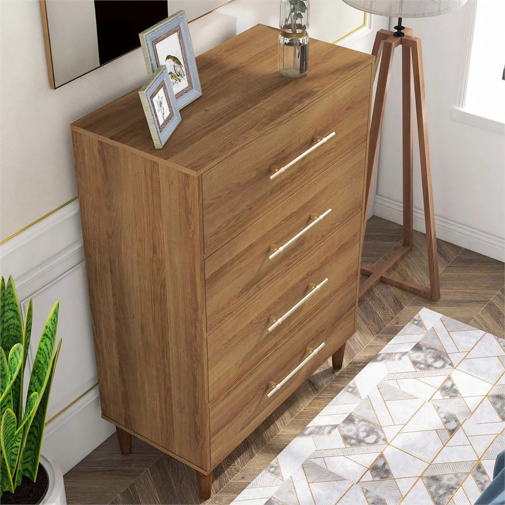 Farmhouse Wood 4-Drawer Chest U355