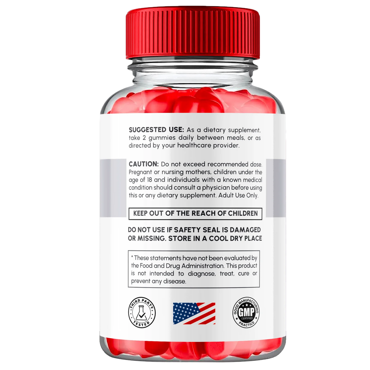 3 Pack Apple Cider Vinegar Gummies with Folic Acid 180 Gummies G9540