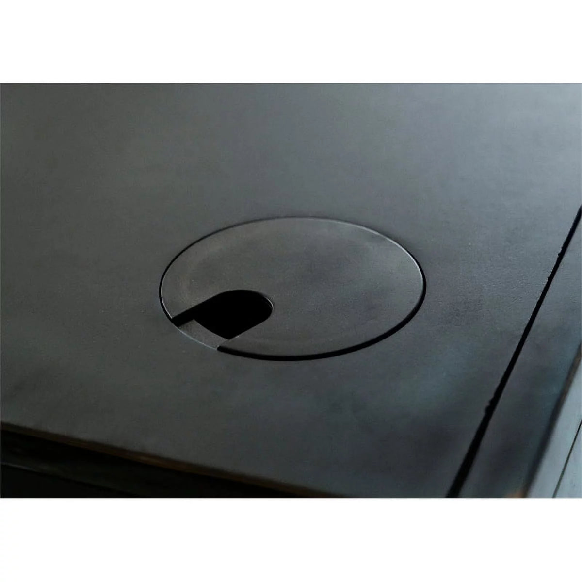 Black Wood Executive Desk H1539