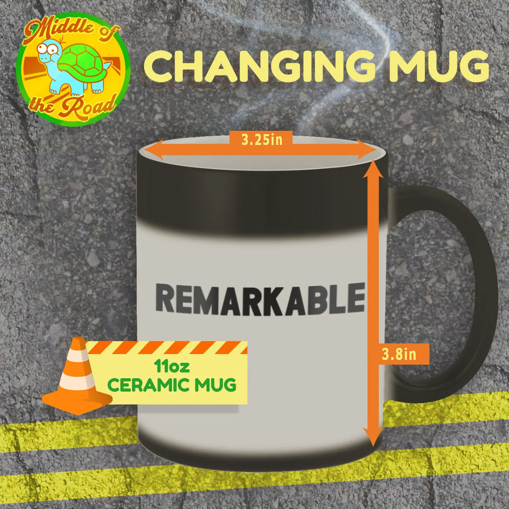 Matte Black 11oz Color Changing Mug I458