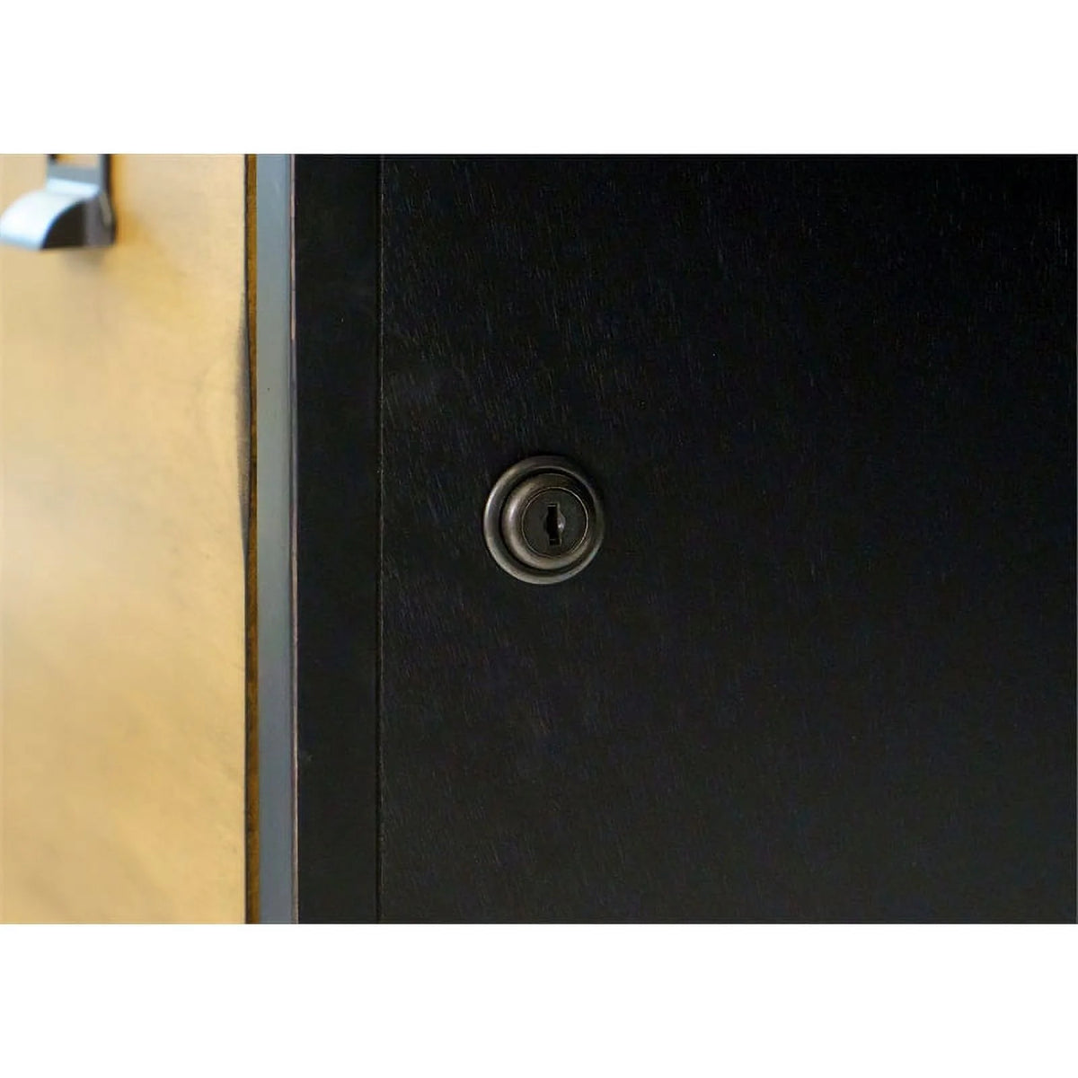 Black Wood Executive Desk H1539